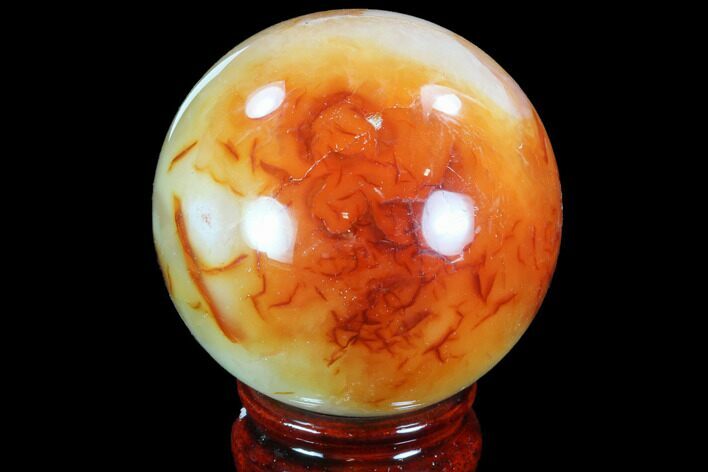 Colorful Carnelian Agate Sphere #88843